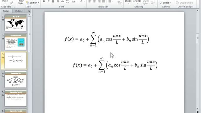 How to use the equation editor in PowerPoint 2010 смотреть онлайн