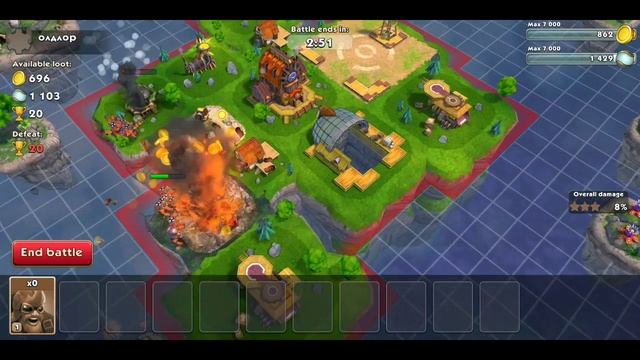 Sky clash lords of clans 3d Android gameplay part 2 смотреть онлайн