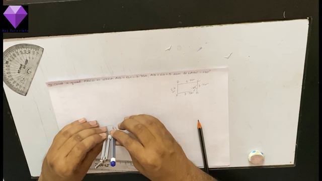 CONSTRUCT A QUADRILATERAL ABCD IN WHICH AB = BC = 3 7 CM, AD = CD = 5 2 CM, ANGLE ABC = 120 смотреть онлайн