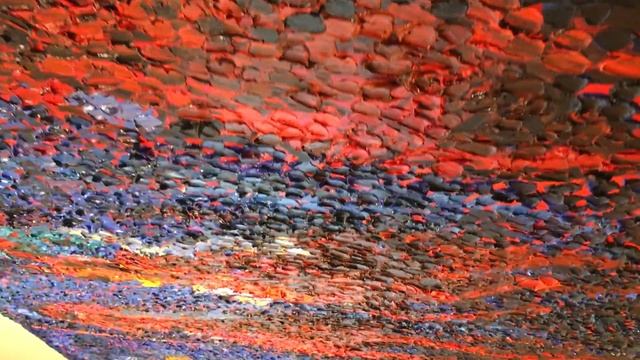 картина Предстарт, холст, масло, 360х180 см, скачки смотреть онлайн