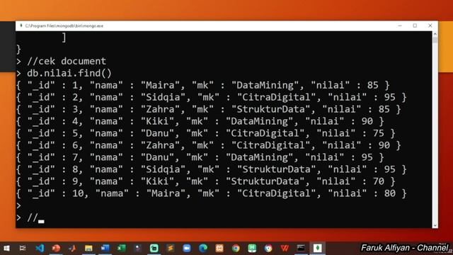 Belajar Database NoSQL with MongoDB - 11 - AGGREGATION смотреть онлайн