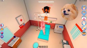 СТАВЛЮ УКОЛЫ В БОЛЬНИЦЕ РОБЛОКС ! РОДЫ В ROBLOX