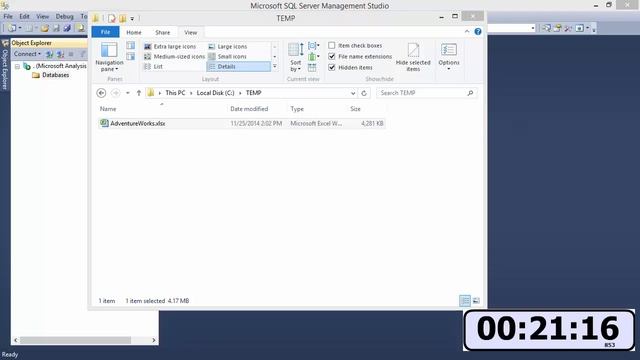 Excel Power Pivot to SSAS Tabular in less than 30 minutes смотреть онлайн