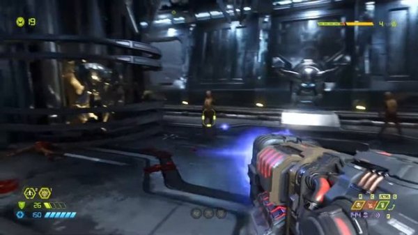 Doom Eternal (Вольеры охотников рока) Все секреты 4 уровень