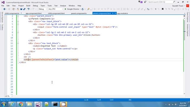 Angular 2 Beginner Tutorial #10 : Communication between child and parent component смотреть онлайн