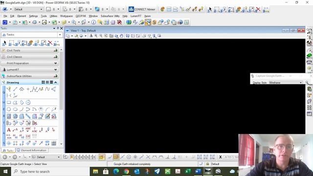 Adding Google Earth image to Microstation смотреть онлайн