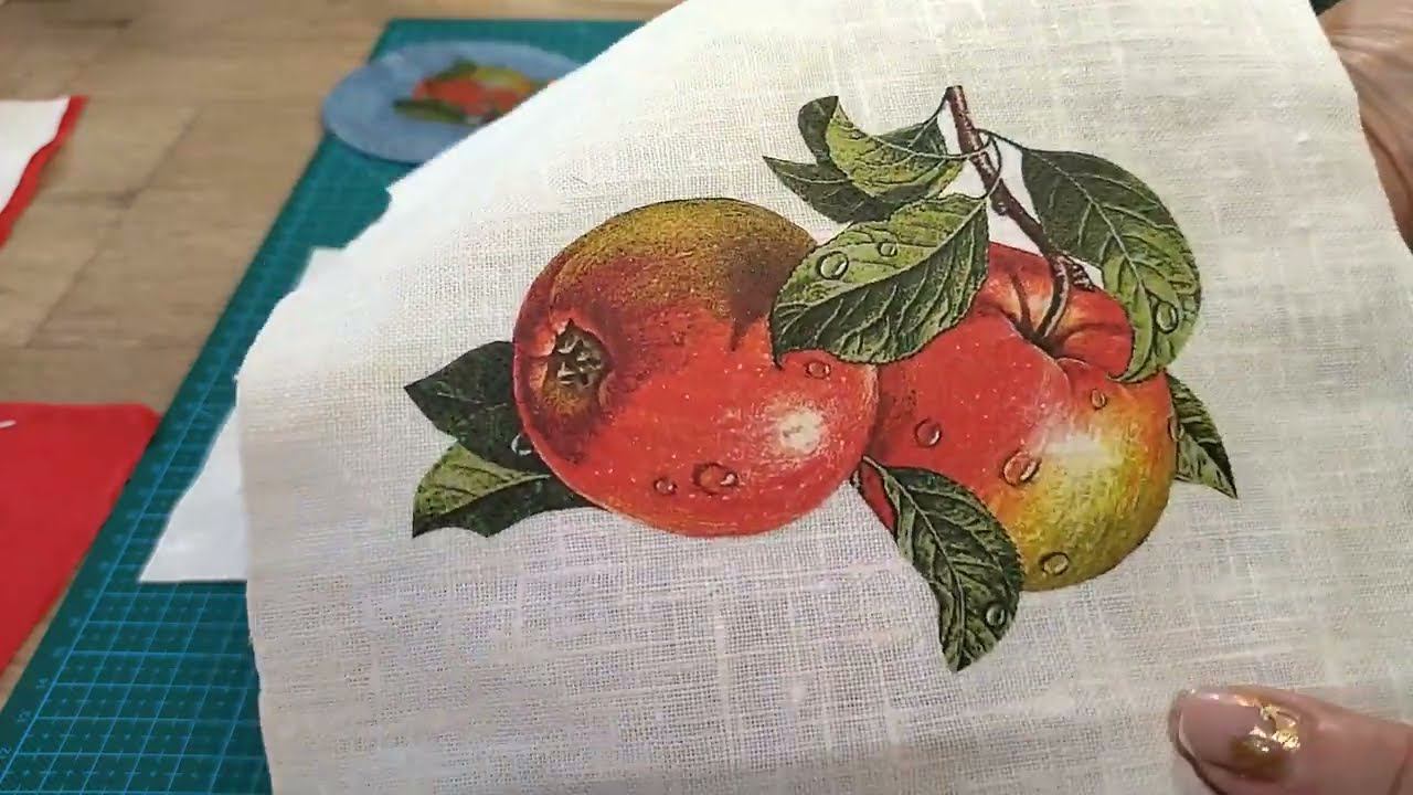 Век живи век учись . Декупаж на ткани.Я в восторге смотреть онлайн