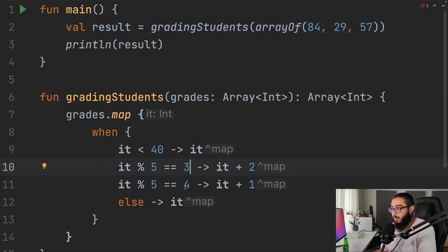 Grading Students - Kotlin ile HackerRank смотреть онлайн