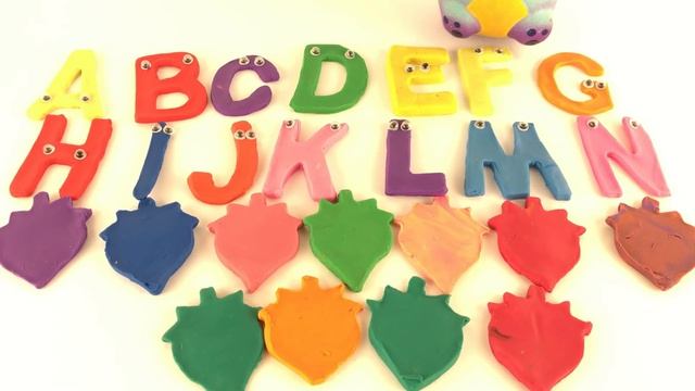 УЧИМ АНГЛИЙСКИЙ АЛФАВИТ/ УЧИМ ЦВЕТА С PLAY DOH КЛУБНИЧКАМИ C ЗАЙЧИКОМ БОББИ/ ПЕСЕНКА ПРО АЛФАВИТ