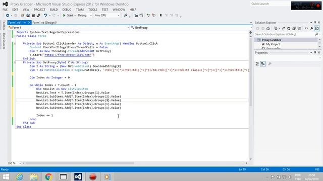 How to create Proxy Grabber | VB.NET смотреть онлайн