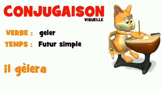 FRENCH VERB = geler = Futur simple смотреть онлайн