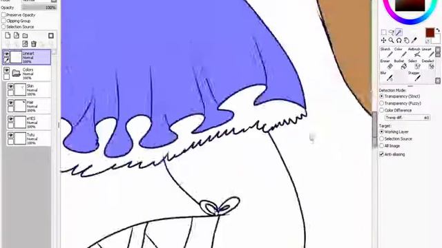 Dark blue soul (Undertale speedpaint) смотреть онлайн