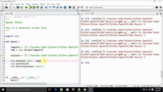 Computer Vision with Python and OpenCV - Image reading modes and Writing an image to disc смотреть онлайн