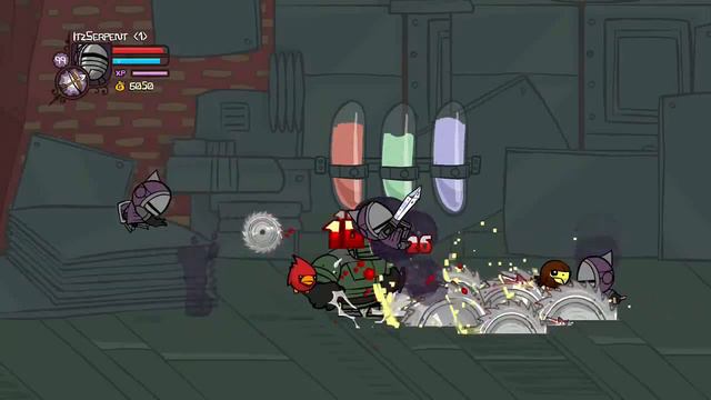 Castle Crashers Remastered - Insane Mode Solo Industrial Castle as Fencer (No Potions) смотреть онлайн