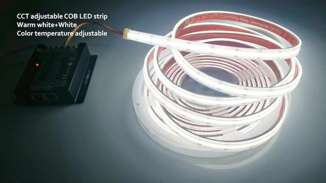 CCT COB LED strip смотреть онлайн