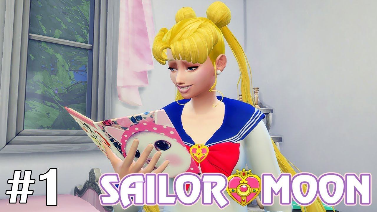 Обычная японская школьница - The Sims 4 - Sailor Moon #1 смотреть онлайн