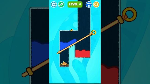 Save The Fish Game Gameplay Fishdom Virsion Update Gold Fish Pull The Pin Level 4 Complete #shorts смотреть онлайн