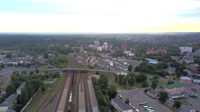 Центральная часть города Витебска [22.07.2017] смотреть онлайн