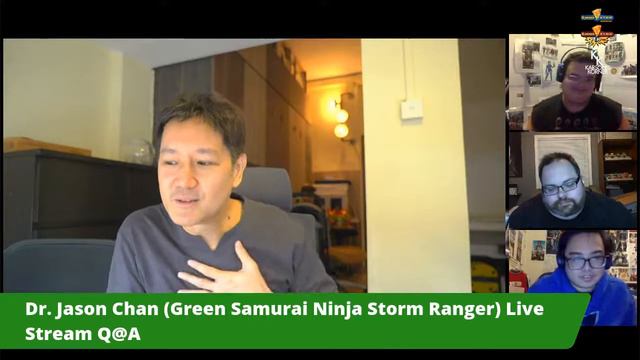 Jason Chan (Green Samurai Ninja Storm Ranger) Live Stream Q@A смотреть онлайн