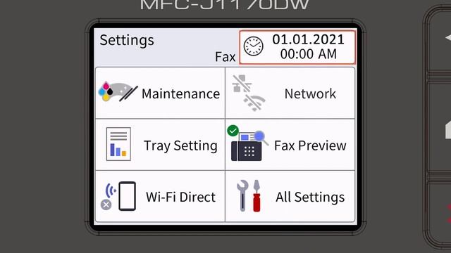 Set up your Brother MFCJ1170DW смотреть онлайн