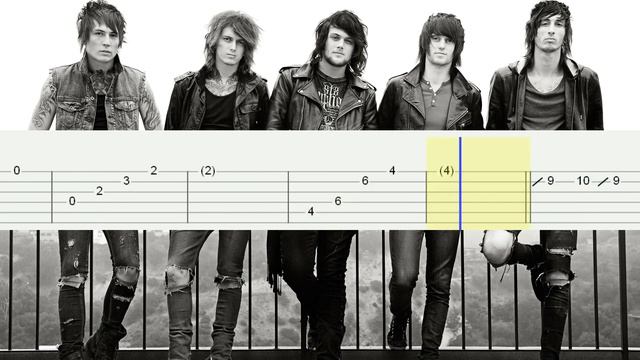 Moving On - Asking Alexandria Guitar Tabs, Guitar Tutorial смотреть онлайн
