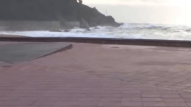 ВЛОГ снова шторм.Гиацинты распустились. Playa de Fenals. Tormenta смотреть онлайн