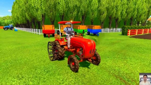 LOAD FOR  TRANSPORT FRUITS AND PORSCHE MINI  TRACTORS - Farming Simulator 22 FS 22 IN HINDI