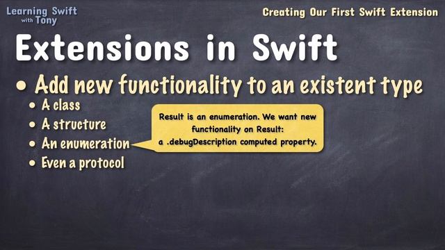 Enums, Result, Swift Extensions (Tony's Weather, part 2) смотреть онлайн