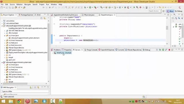 Exmple Stateless Session Bean (EJB) project - wildfly 8.1.0 - Maven - смотреть онлайн