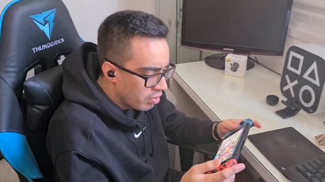 Fone bluetooth Baseus wm01 - Testando no Nintendo Switch e no PS5! смотреть онлайн