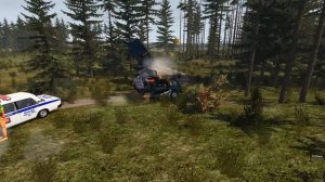 НАКРУТИЛО НА СТОЛБ! СПАСАТЬ УЖЕ БЫЛО НЕКОГО | BeamNG.drive