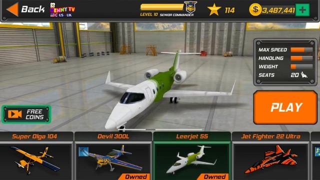 Airplane Flying Flight Pilot Simulator Games - Best 39 Aircraft in the Game смотреть онлайн