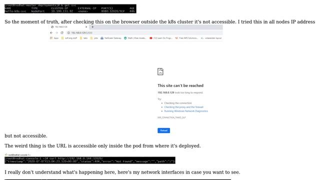 DevOps & SysAdmins: Kubernetes-calico service accessible only from where the pod is deployed смотреть онлайн