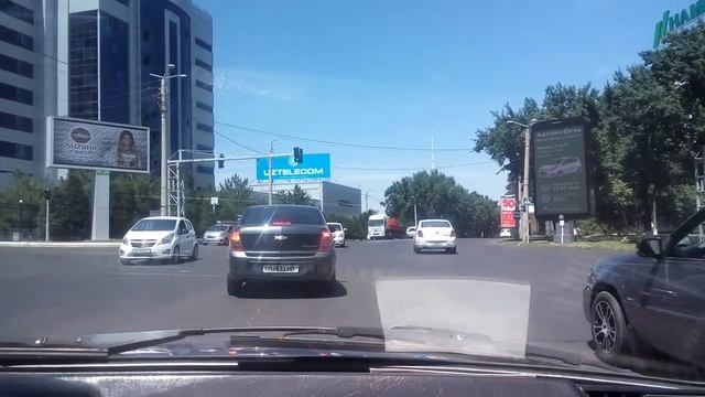 Ташкент, Улица Шарафа Рашидова, Монумент Мужества, Пожарка, улица Хуршида, улица Нурафшон смотреть онлайн