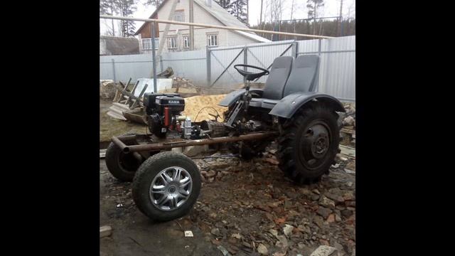 Самодельный минитрактор Дв 15 лс смотреть онлайн