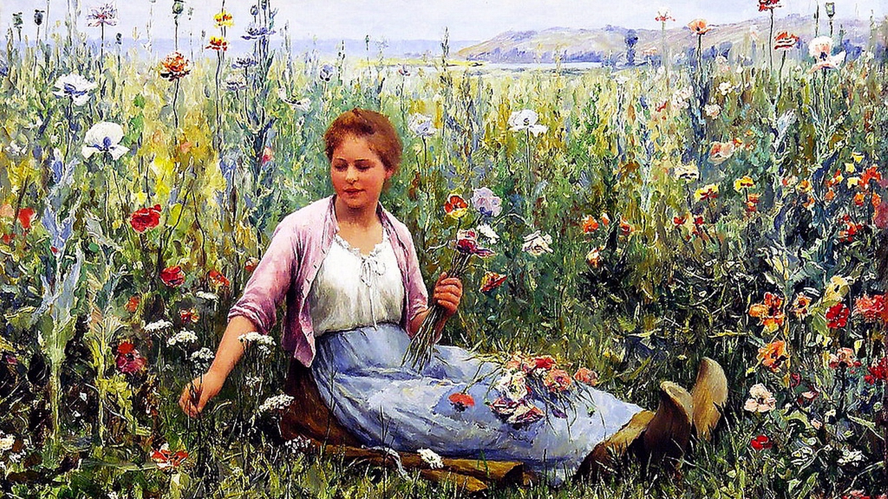 Красочные будни сельской жизни. – Художник Даниэль Риджуэй Найт • «exZotikA»