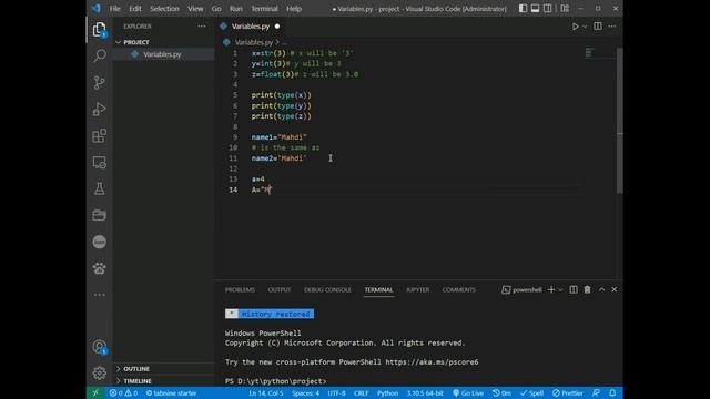 ? Python tutorial for beginners - Variables смотреть онлайн