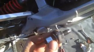 HONDA CBR 600 F4 замена натяжителя цепи грм