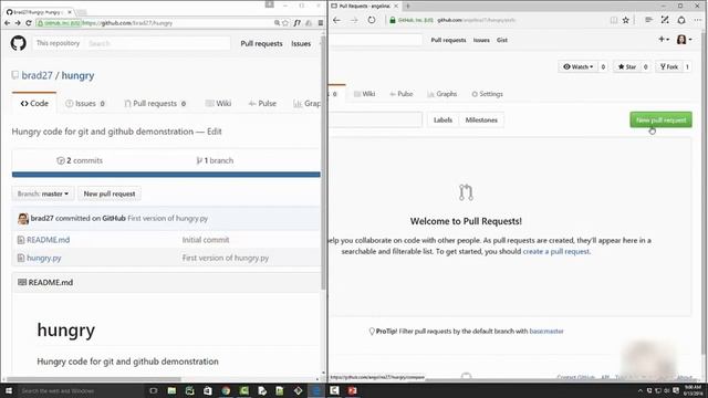 Git Github Tutorial 10 What is Pull Request смотреть онлайн