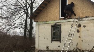 СДЕЛАЛ ОТЛИВ НА ФРОНТОНЕ // ДОМ В ДЕРЕВНЕ.
