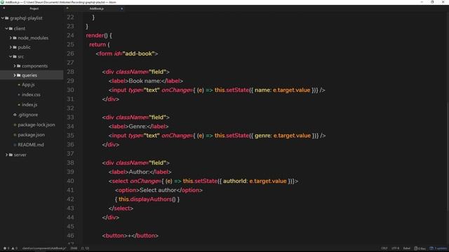 GraphQL Tutorial #30 - Updating Component State смотреть онлайн