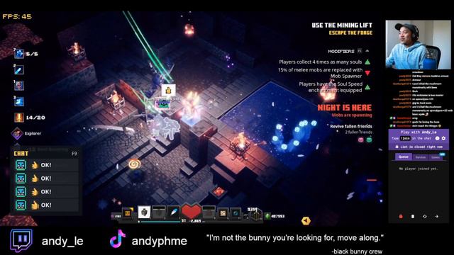 Minecraft Dungeons No Cooldown Warrior Apocalypse 25 Fiery Forge Daily Trial pt. 2 смотреть онлайн