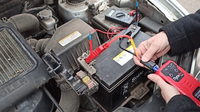 Попытка запуска дизельного Hyundai Santa Fe с помощью пускового устройства ПускАч-15000 смотреть онлайн
