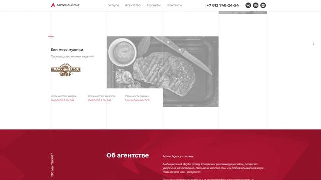 Сайт на Тильде - маркетинговое агентство Adwin смотреть онлайн