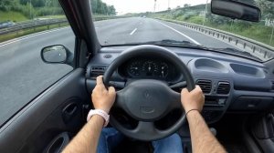 2001 Renault Clio [1.4 75HP] |0-100| POV Test Drive #1235 Joe Black