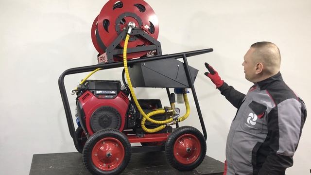 PROteus F 150/50 - Гидродинамическая машина с двигателем Honda и итальянским насосом Mazzoni смотреть онлайн