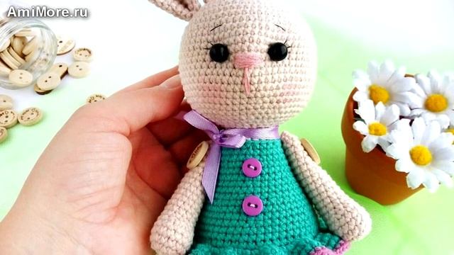 Амигуруми: схема Зайка Марта. Игрушки вязаные крючком - Free crochet patterns. смотреть онлайн
