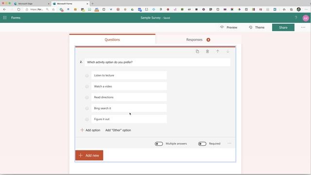 Use Drop Down when more than 4 options in Microsoft Form смотреть онлайн