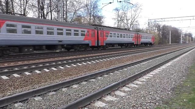 Электропоезд ЭР2Р-7078 (ТЧ-26) пригородный поезд №6819 Черусти - Москва. смотреть онлайн