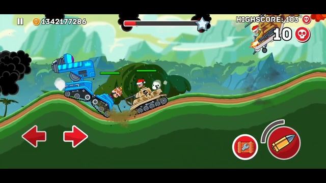 HILLS OF STEEL : TANK BALLISTA V/S ALL BOOSES TANK WALKTHROUGH ANDROID GAMEPLAY смотреть онлайн